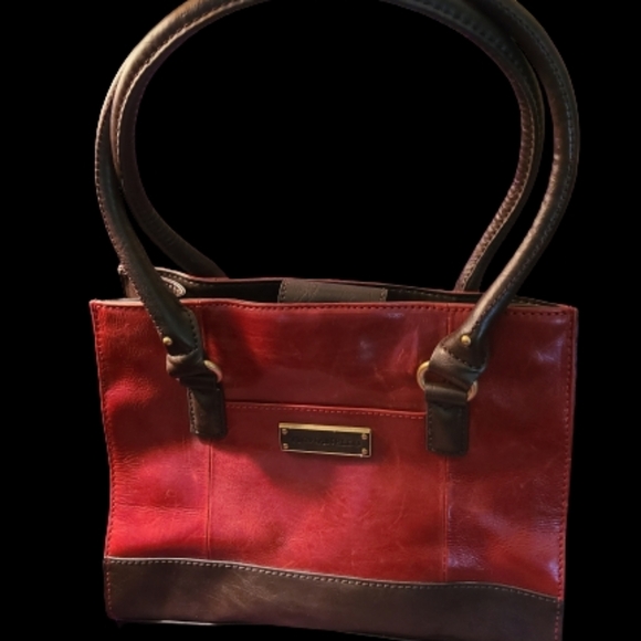 New Tigananello Leather Shoulder Handbag - Picture 1 of 2